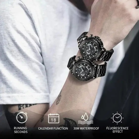 Montre NT29 Explorer Series Black waterproof