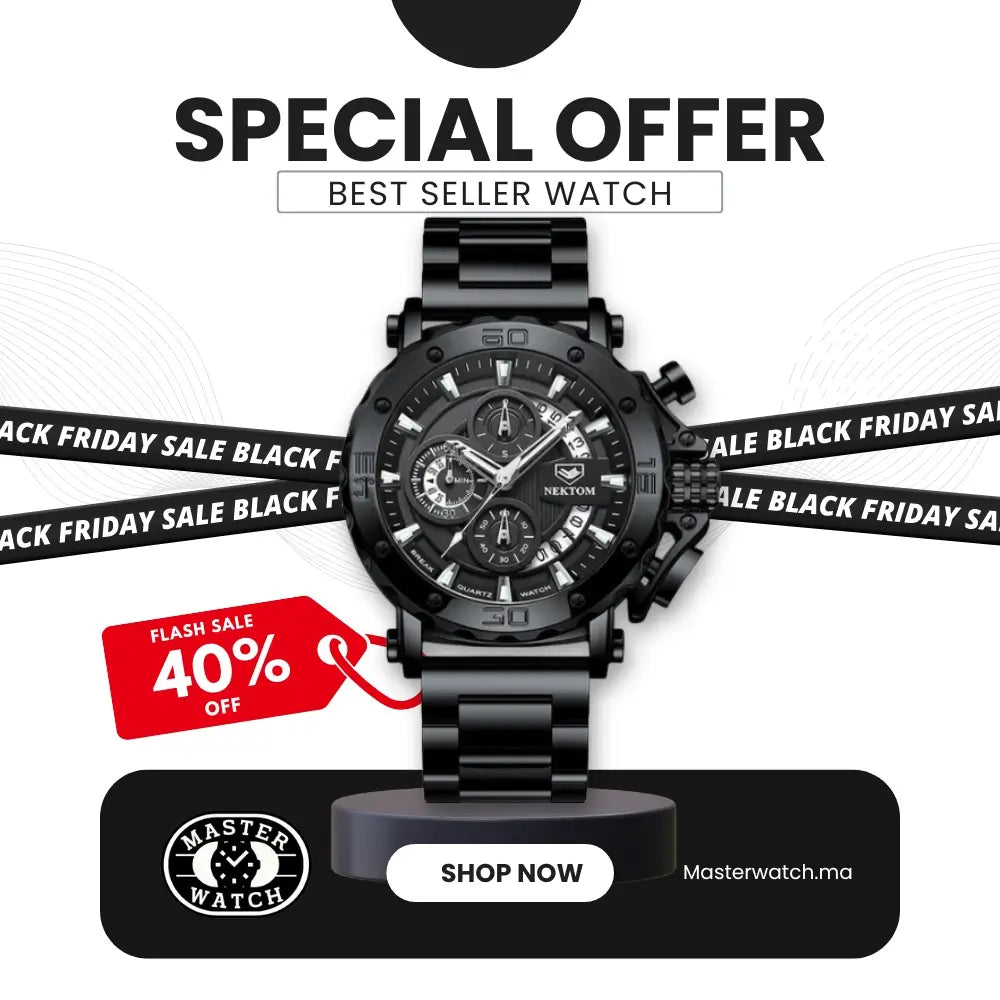 Montre NT29 Explorer Series Black waterproof