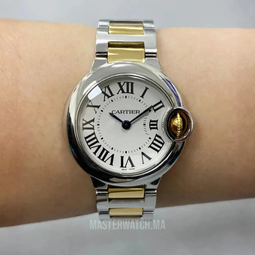 Montre Ballon Bleu de Cartier Two Tone Pour Femme