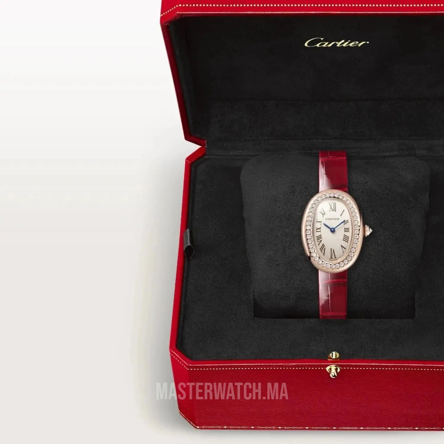 Montre Cartier Baignoire Red Pour Femme