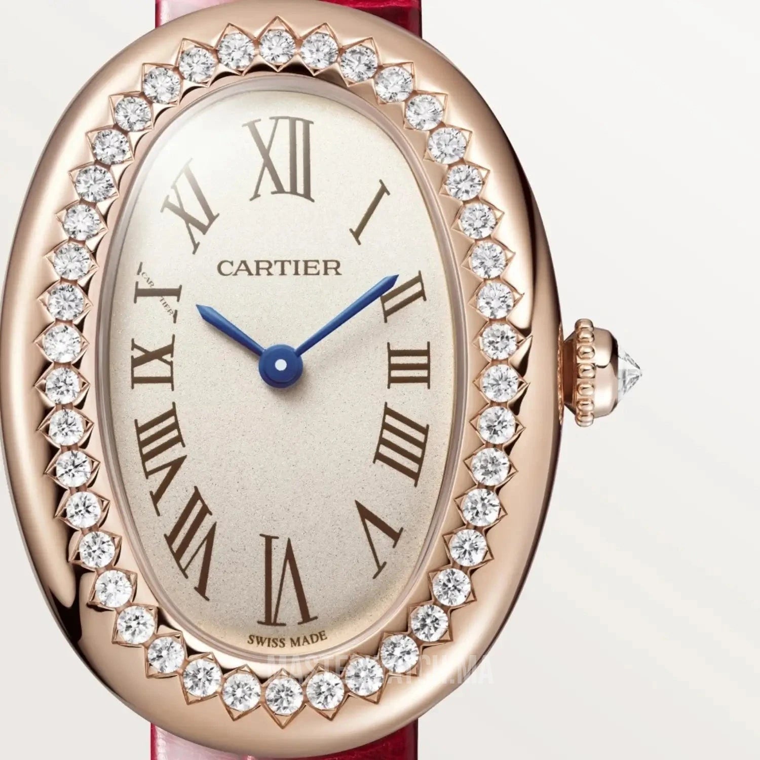 Montre Cartier Baignoire Red Pour Femme