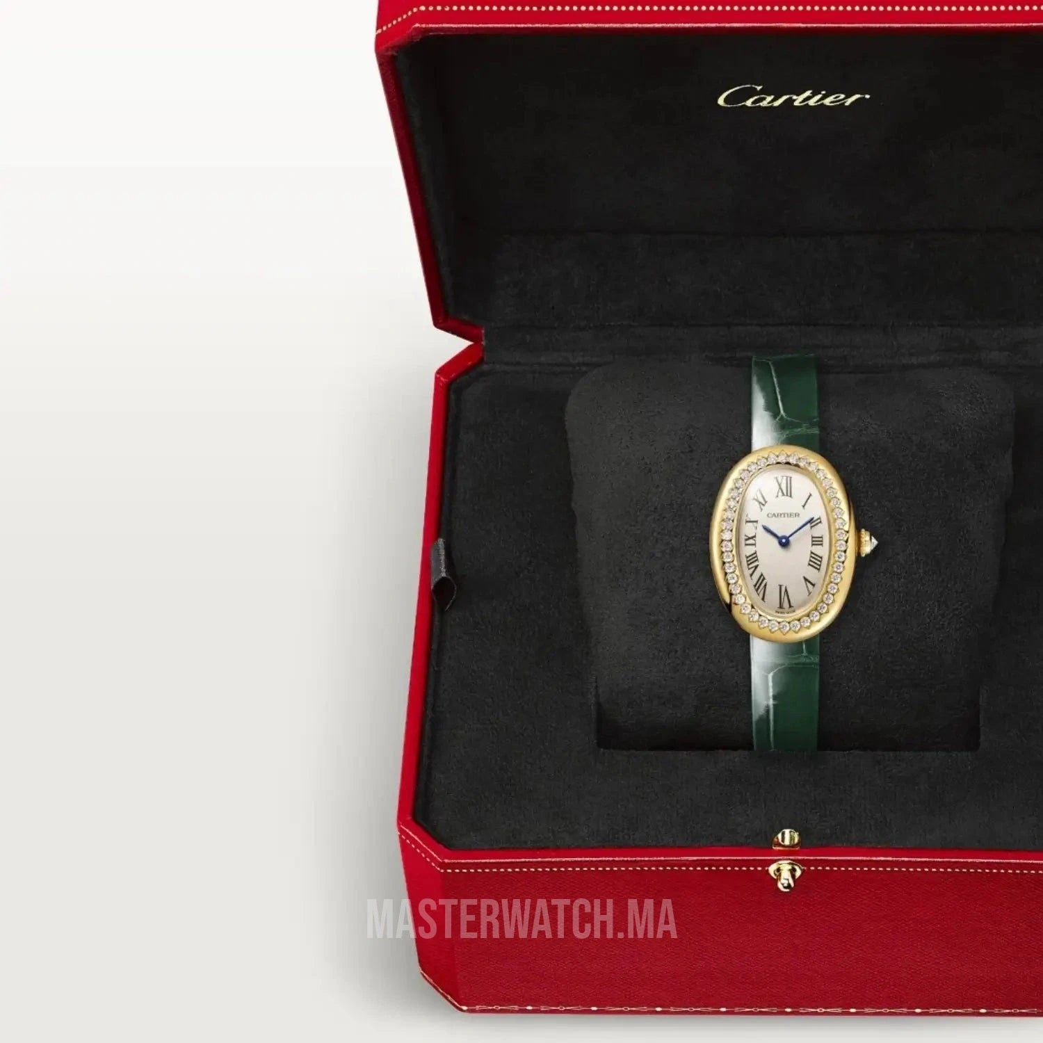 Montre Cartier Baignoire Green Pour Femme