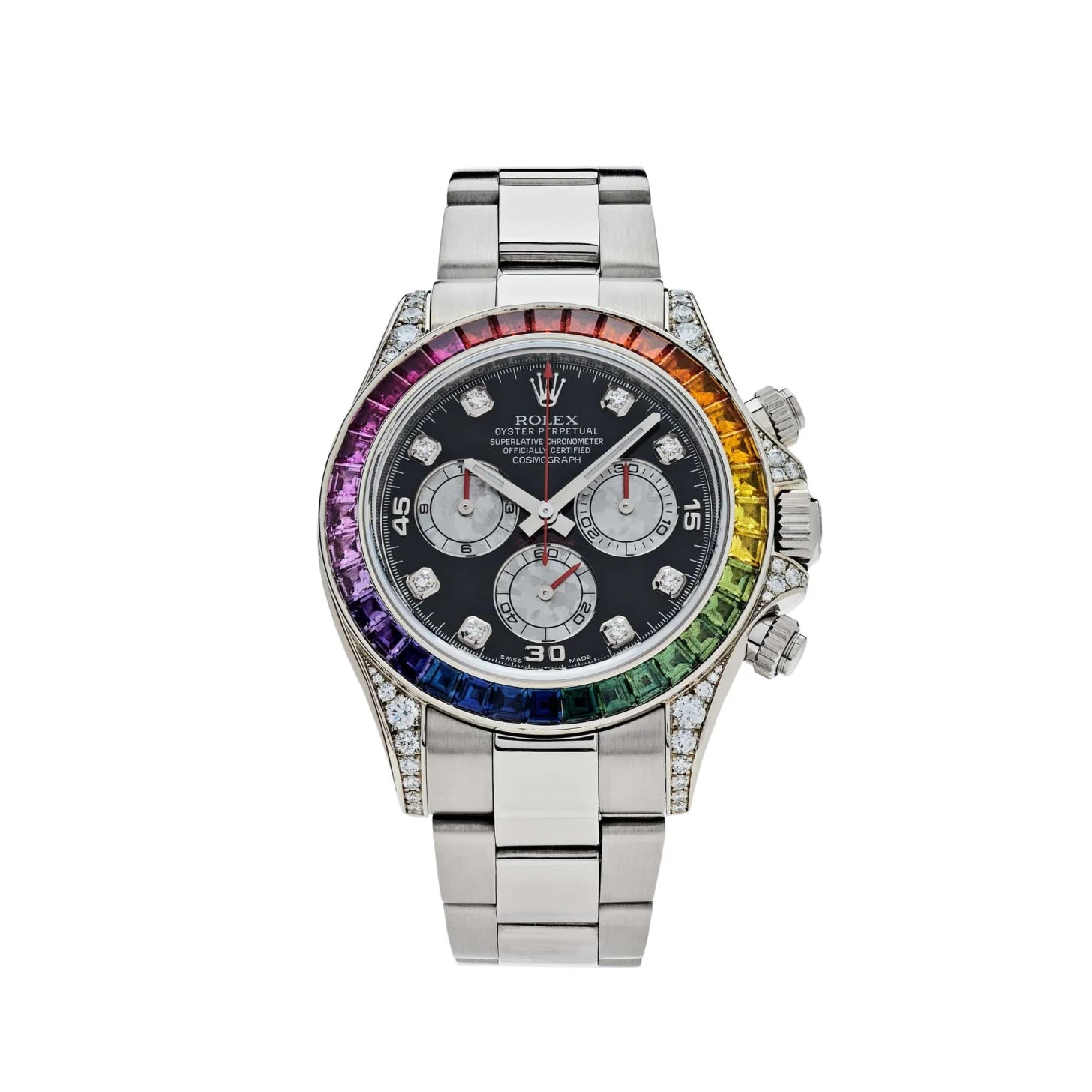 Daytona Rainbow Silver 40mm