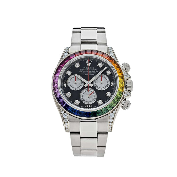 Daytona Rainbow Silver 40mm