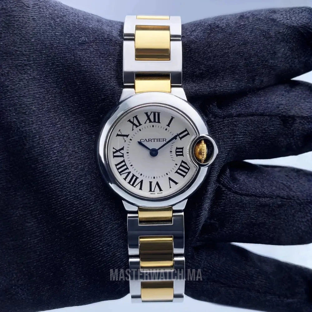 Montre Ballon Bleu de Cartier Two Tone Pour Femme