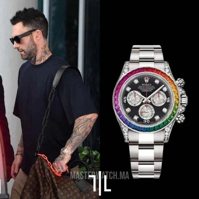 Daytona Rainbow Silver 40mm