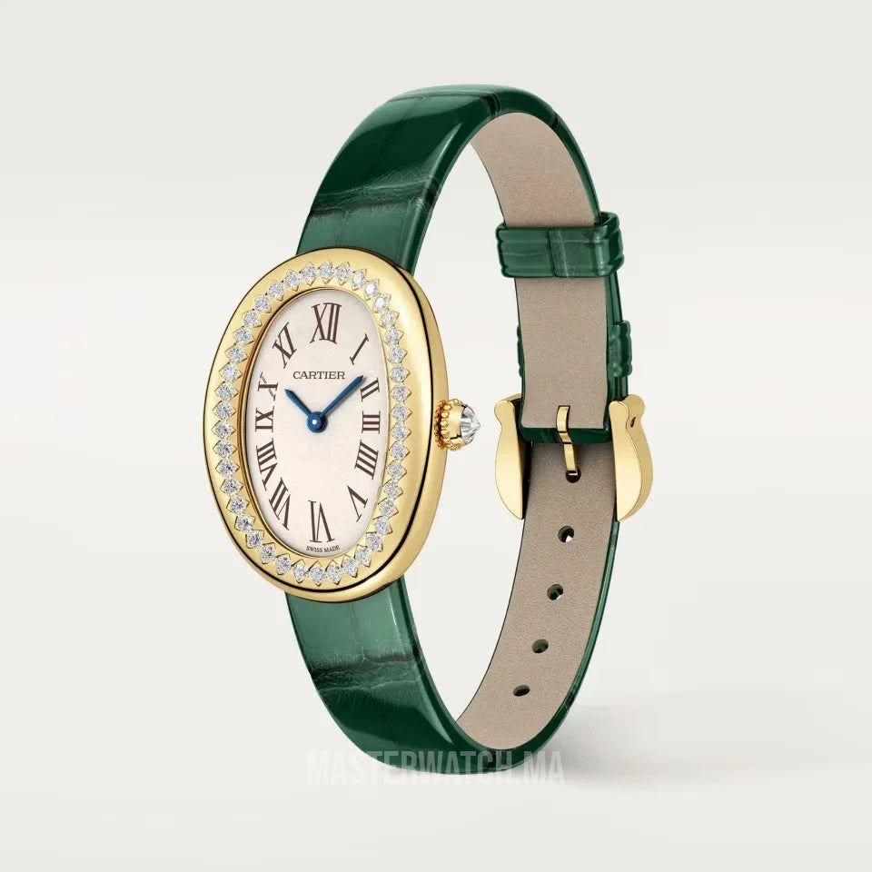 Montre Cartier Baignoire Green Pour Femme