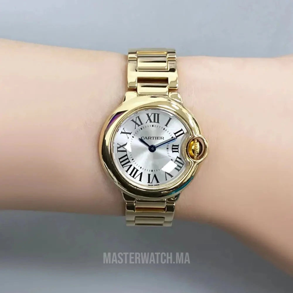 Montre Ballon Bleu de Cartier Gold Pour Femme