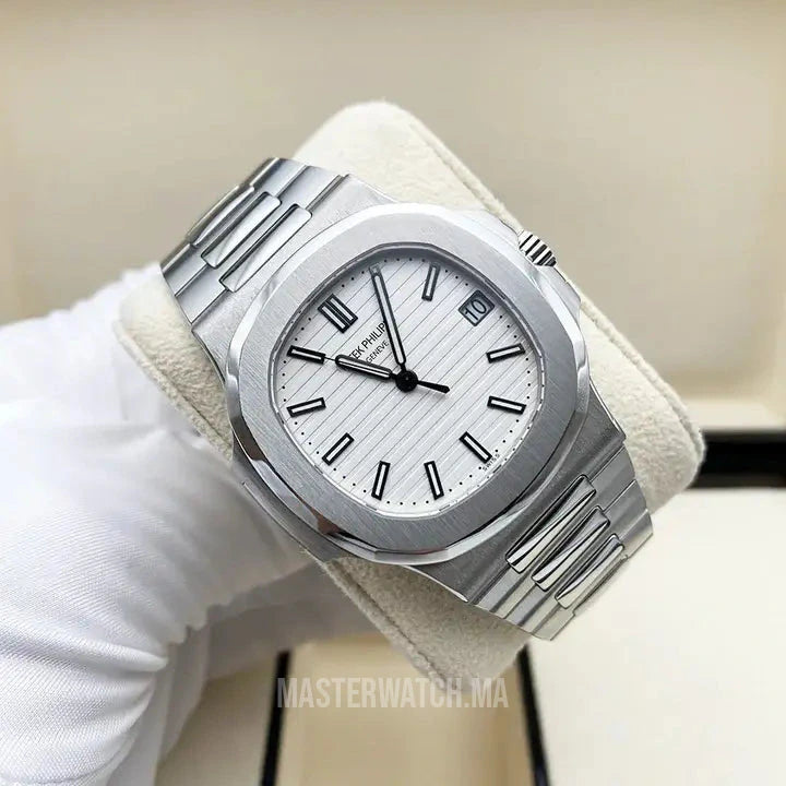 PP Nautilus 40mm White Dial