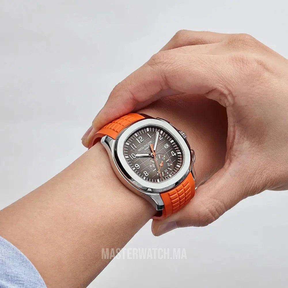 PP Aquanaut Chronograph Orange Dial