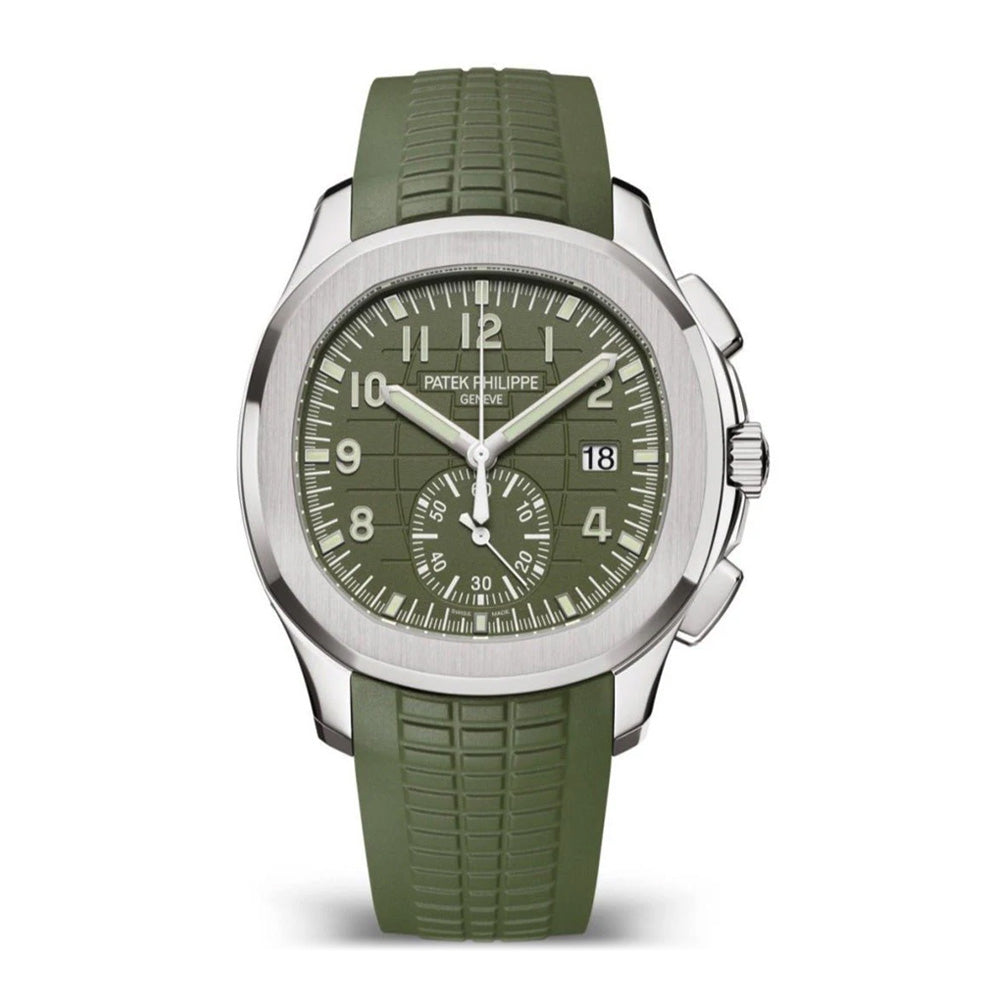 PP Aquanaut Chronograph Khaki Green Dial