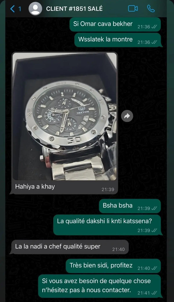 Nos clients témoignent pour nous :Leur confiance est notre meilleure récompense.