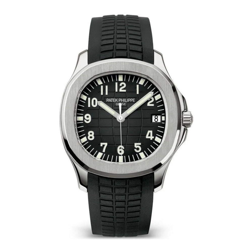 PP Aquanaut White Gold/ Black Embossed Dial