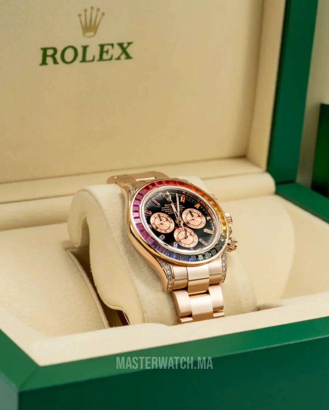 Daytona Rainbow Rose Gold 40mm