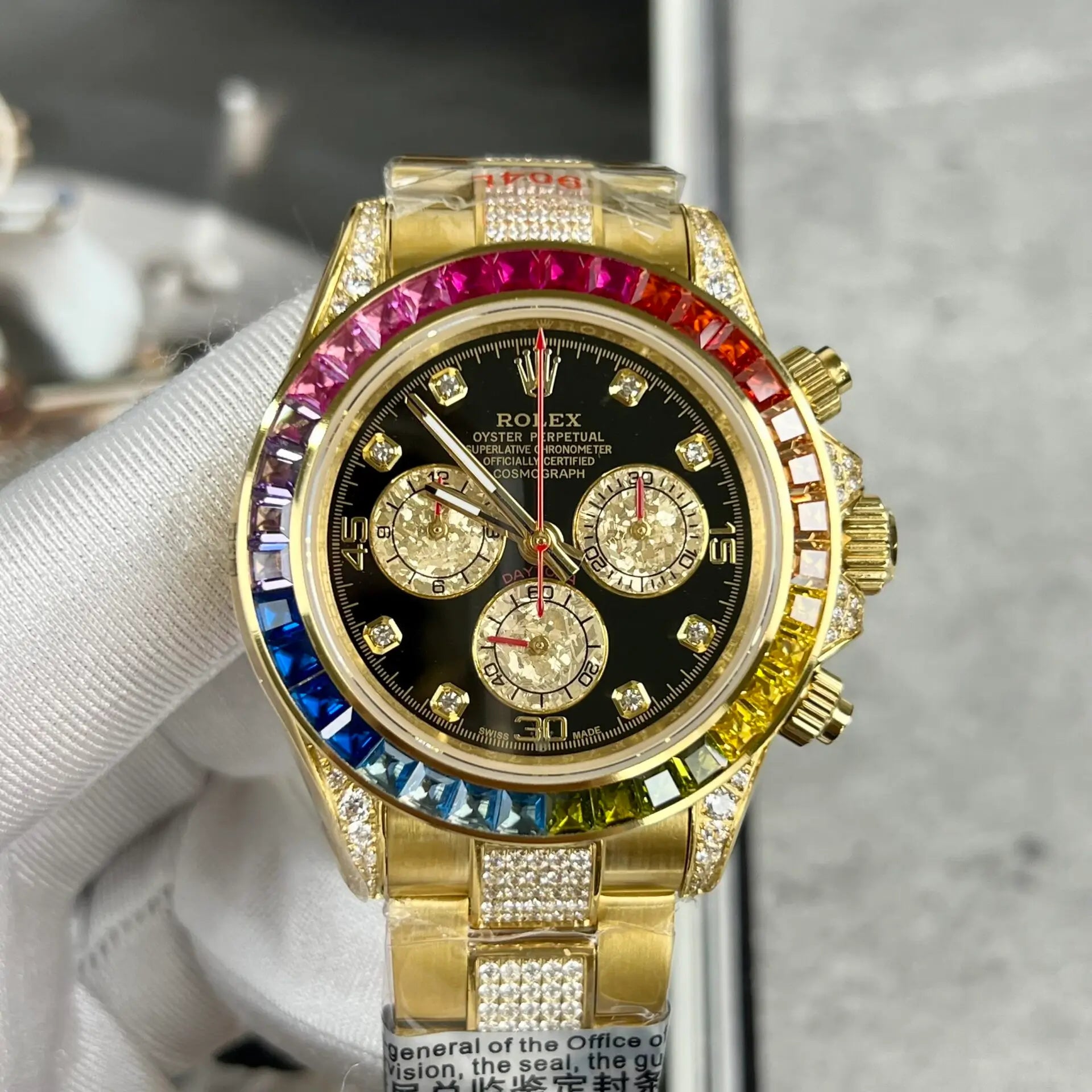 Daytona Rainbow Gold 40mm