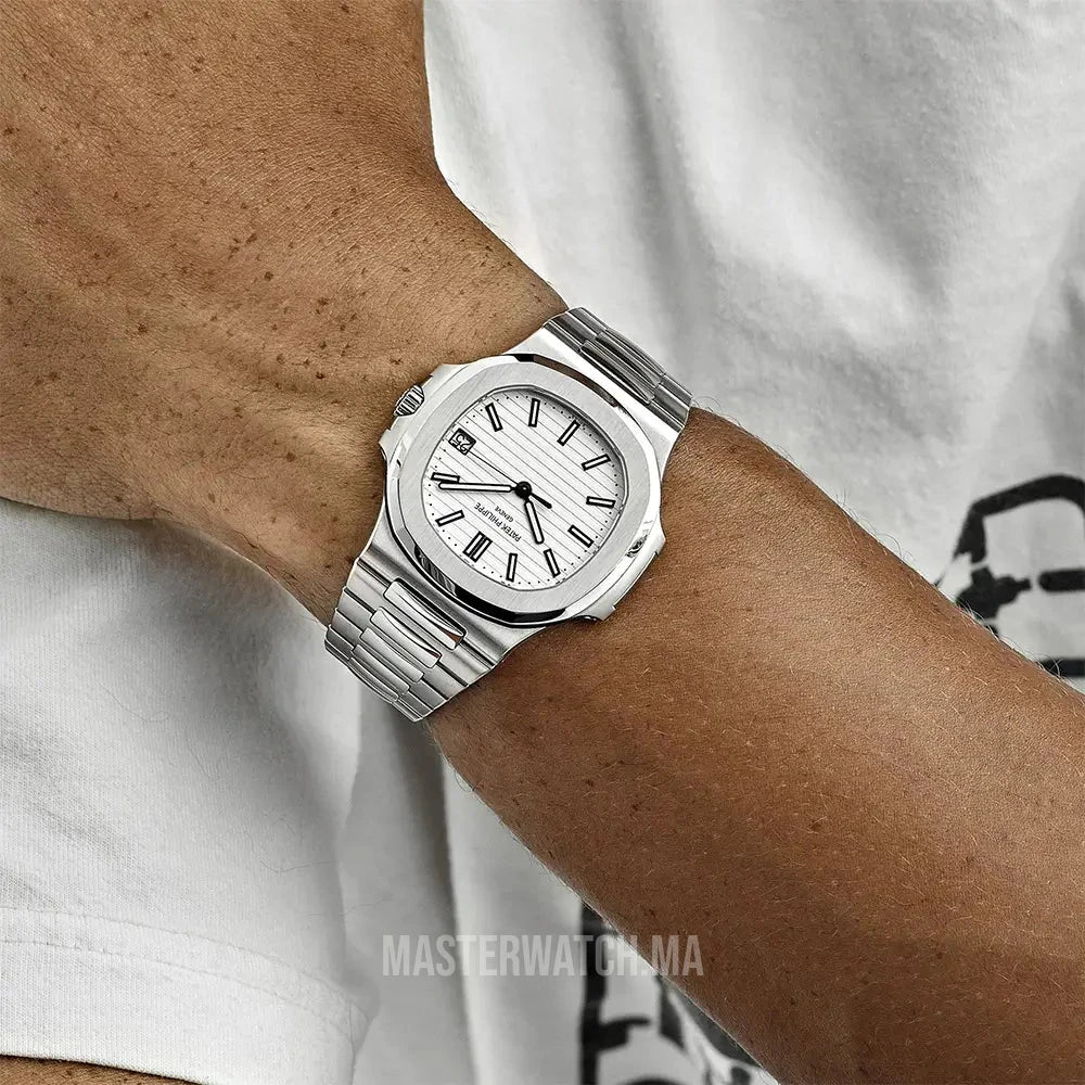 PP Nautilus 40mm White Dial