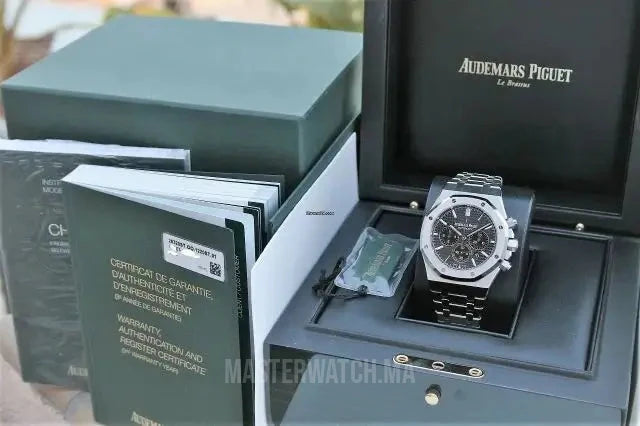 AP Royal Oak 41 mm Chronograph Black Dial