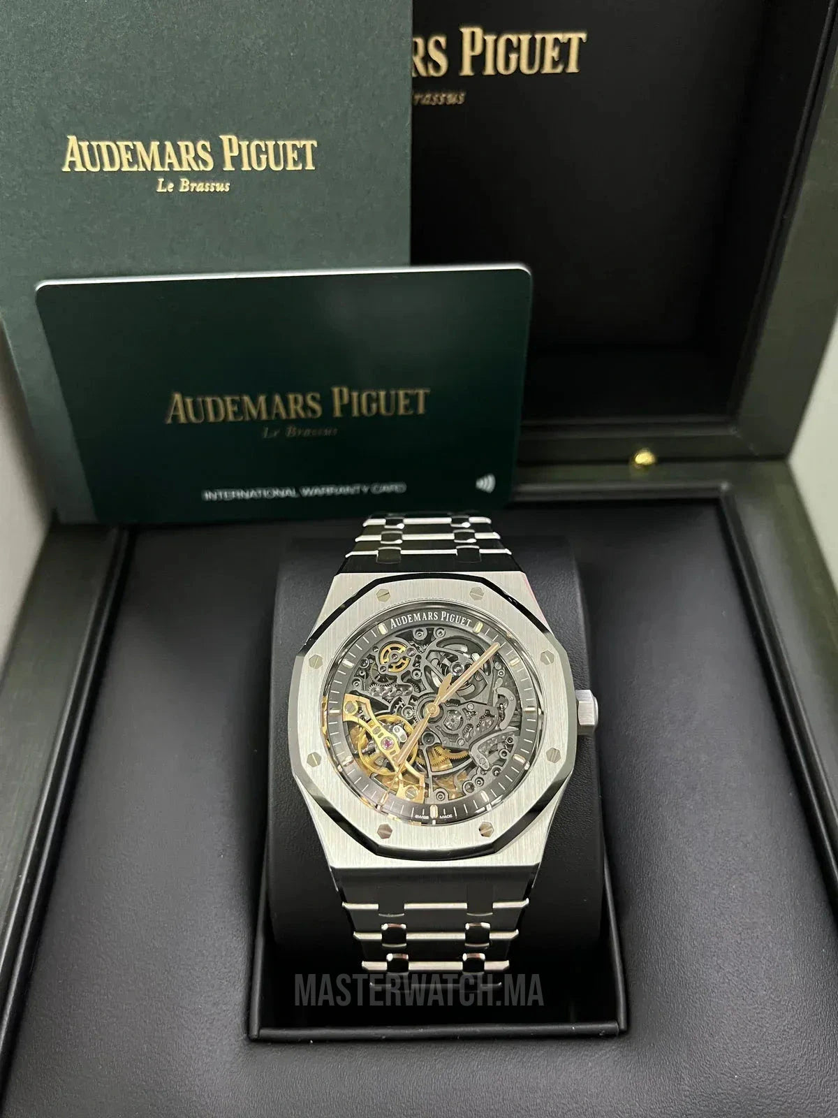 AP Royal Oak Double Balance Wheel Openworked Stainless Steel