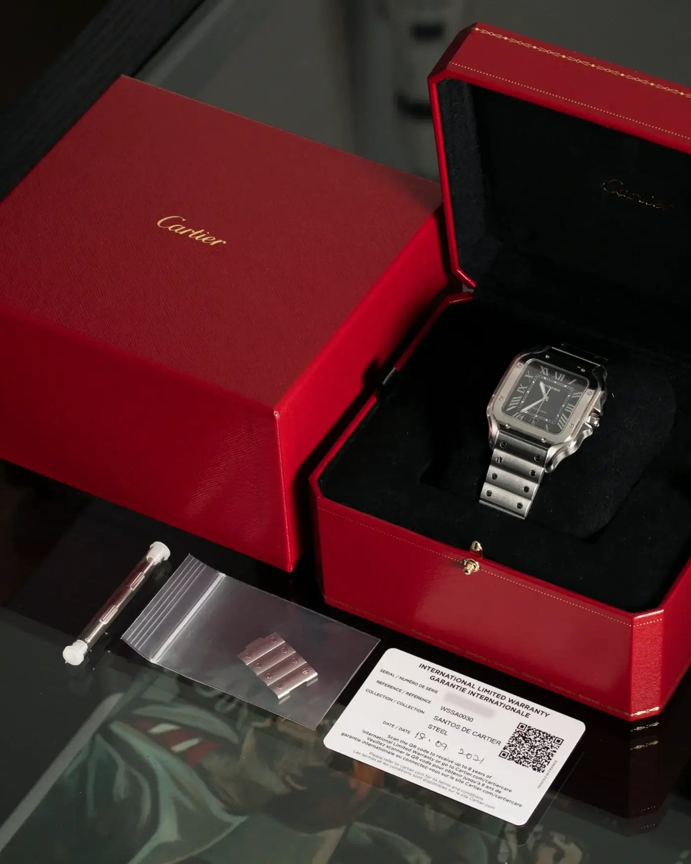 SANTOS-GRIS/BLEU 40mm