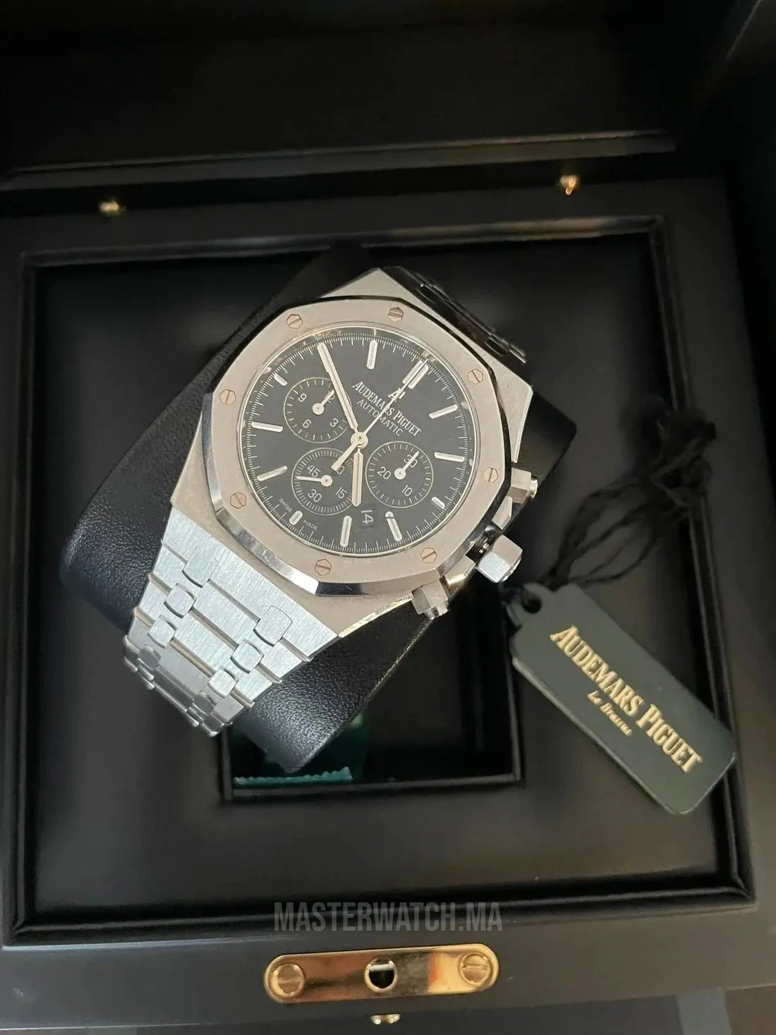 AP Royal Oak 41 mm Chronograph Black Dial